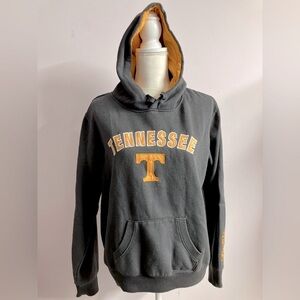 Tennessee Volunteers Pullover Tie Hoodie, Women’s Large, Gray/Orange, Colosseum